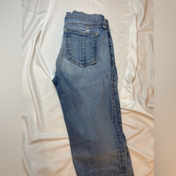 Rag And Bone Skinny Jean Distressed/Ripped Size 25 - Picture 8 of 12